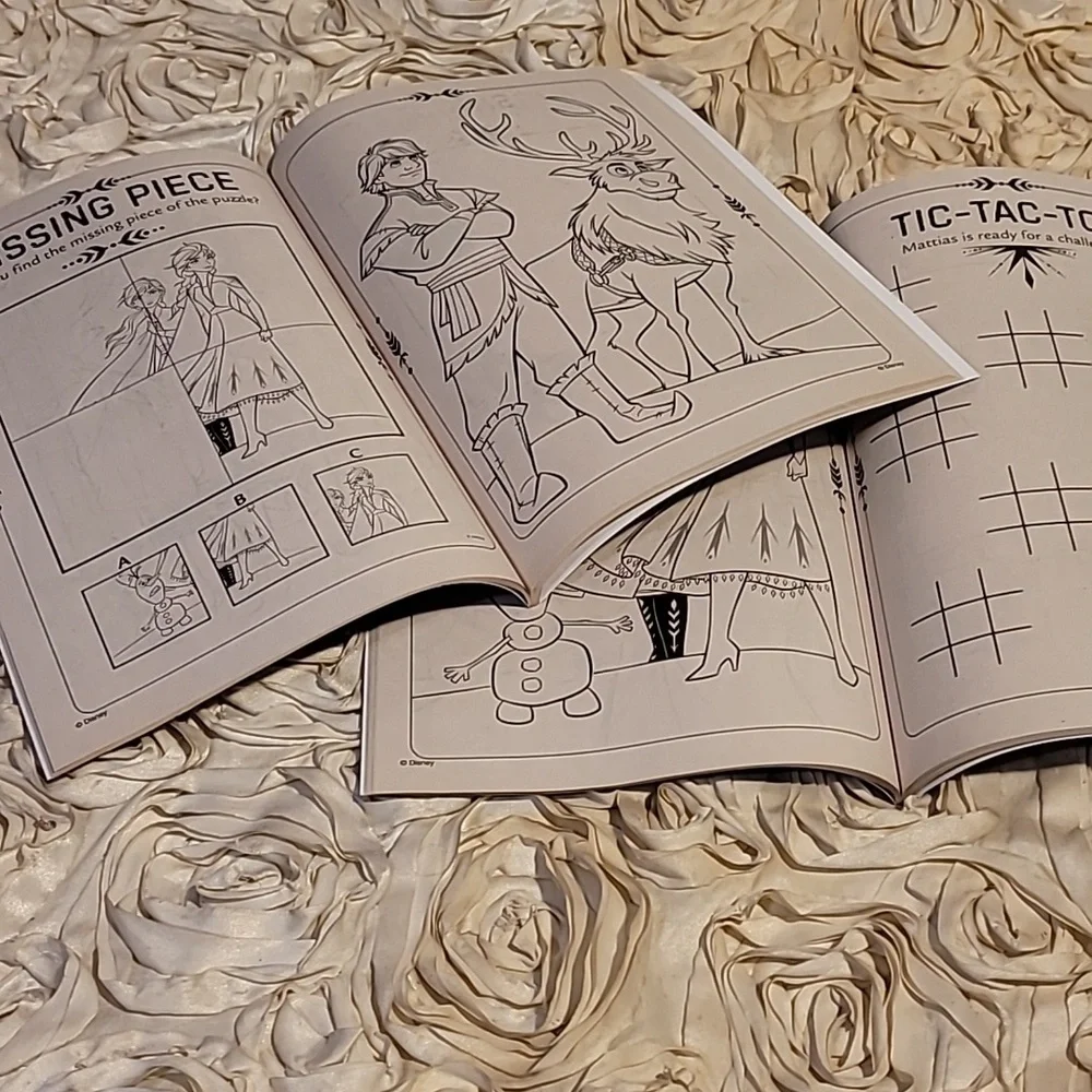 Frozen Coloring Books And Games Set.